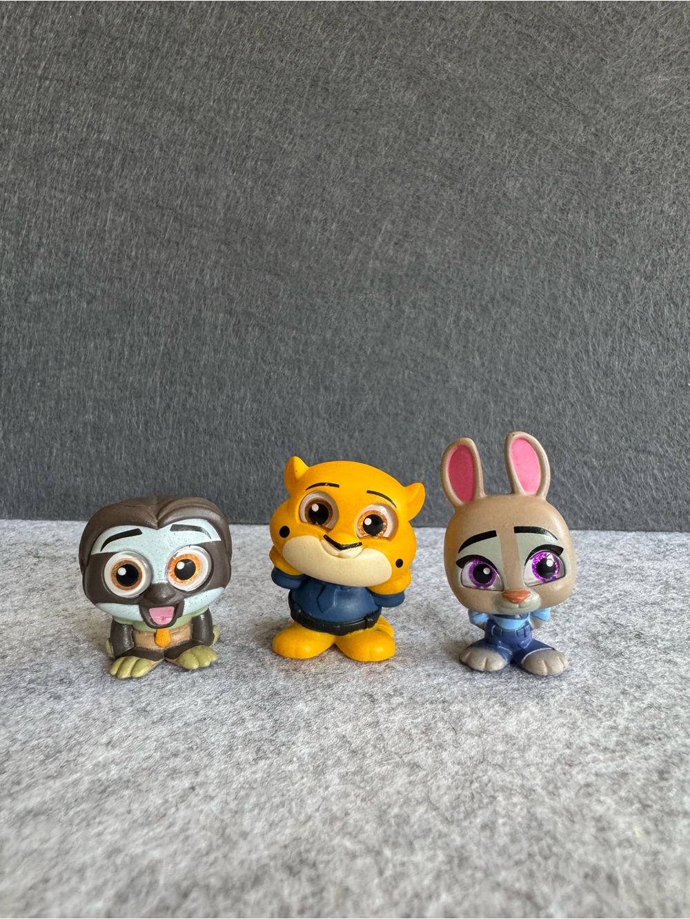 Disney Doorables - Zootopia, Judy Hopps, Flash, Officer Clawhauser